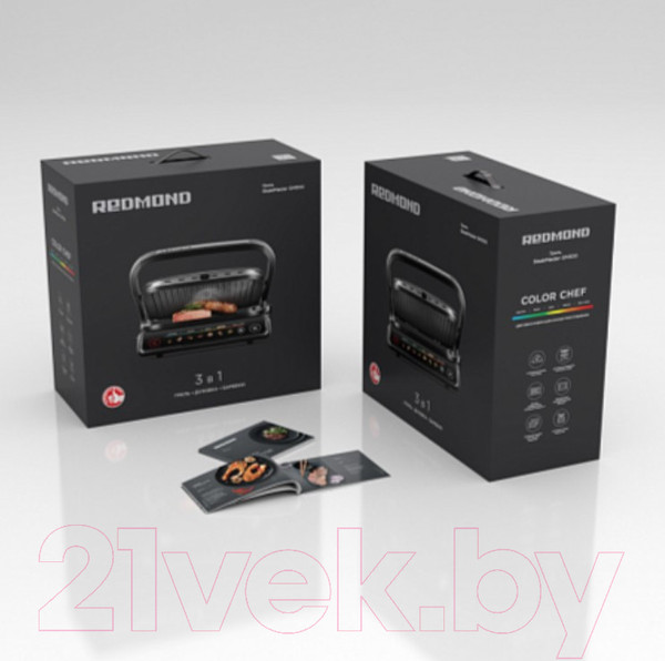 Изображение товара Электрогриль Redmond SteakMaster GM300 (серый/металл)