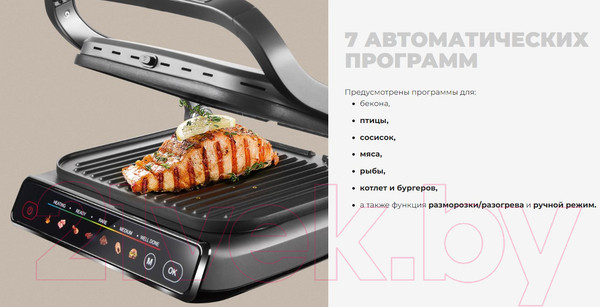 Изображение товара Электрогриль Redmond SteakMaster GM300 (серый/металл)