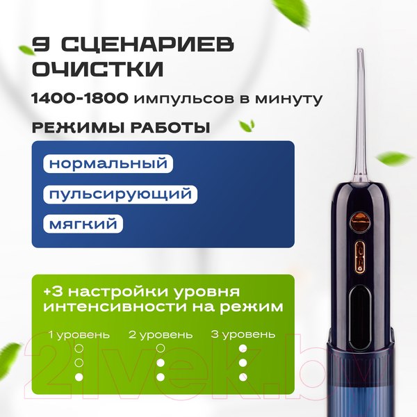 Изображение товара Ирригатор Evolution WF-03 (темно-синий)