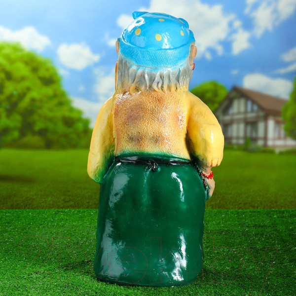 Изображение товара Фигурка для сада Хорошие сувениры Бабка Ежка стоя / 1063574