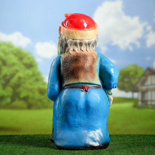 Изображение товара Фигурка для сада Хорошие сувениры Бабка Ежка стоя / 1063574