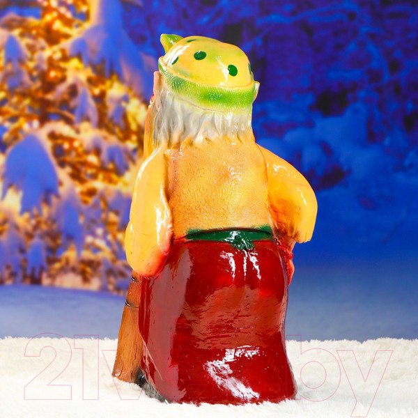 Изображение товара Фигурка для сада Хорошие сувениры Бабка Ежка стоя / 1063574