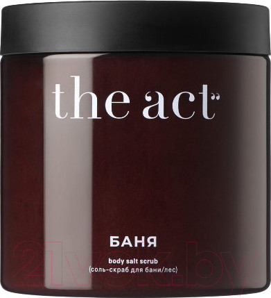 Изображение товара Скраб для тела The Act Соляной Травы и хвойный лес с маслами (500г)