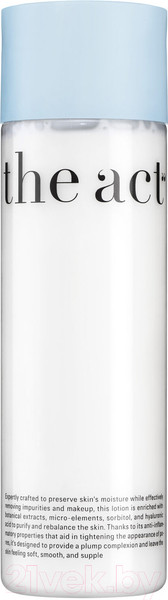 Изображение товара Лосьон для лица The Act Очищающий с минеральными ферментами и гиалуроновой кислотой (200мл)