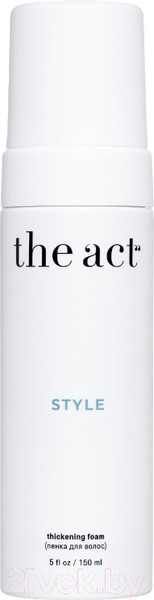 Изображение товара Пенка для укладки волос The Act Для объема Уходовая с протеинами пшеницы и риса (150мл)