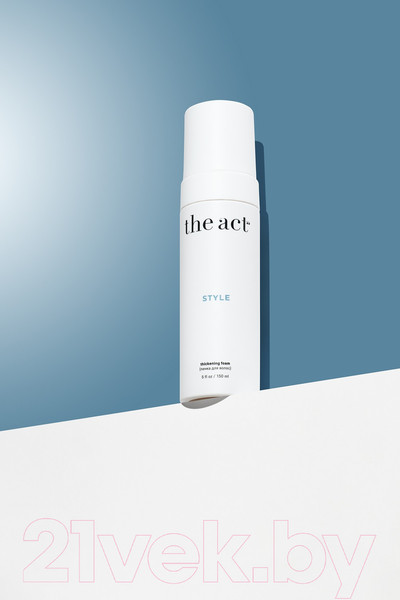 Изображение товара Пенка для укладки волос The Act Для объема Уходовая с протеинами пшеницы и риса (150мл)