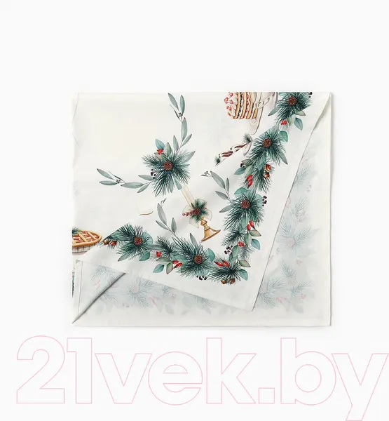 Изображение товара Комплект столового белья Этель New Years Treat. Скатерть + салфетки / 10554239