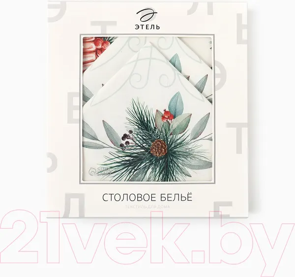 Изображение товара Комплект столового белья Этель New Years Treat. Скатерть + салфетки / 10554239
