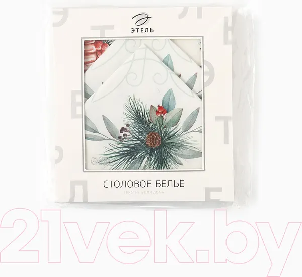 Изображение товара Комплект столового белья Этель New Years Treat. Скатерть + салфетки / 10554239