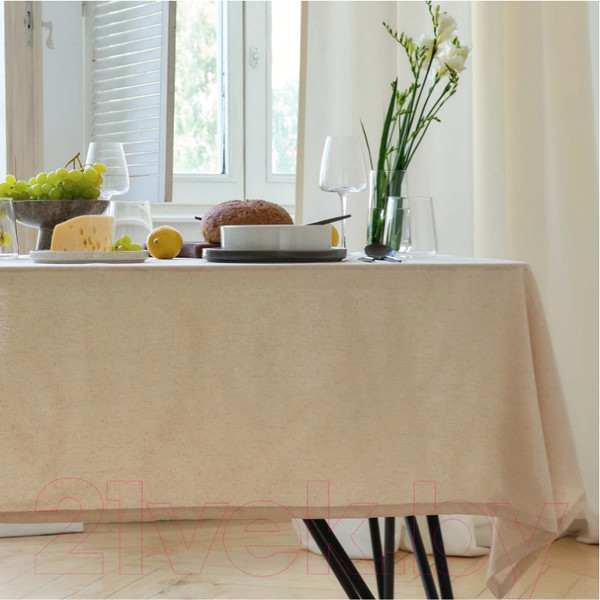 Изображение товара Скатерть Этель Eco / 9631135 (молочный)