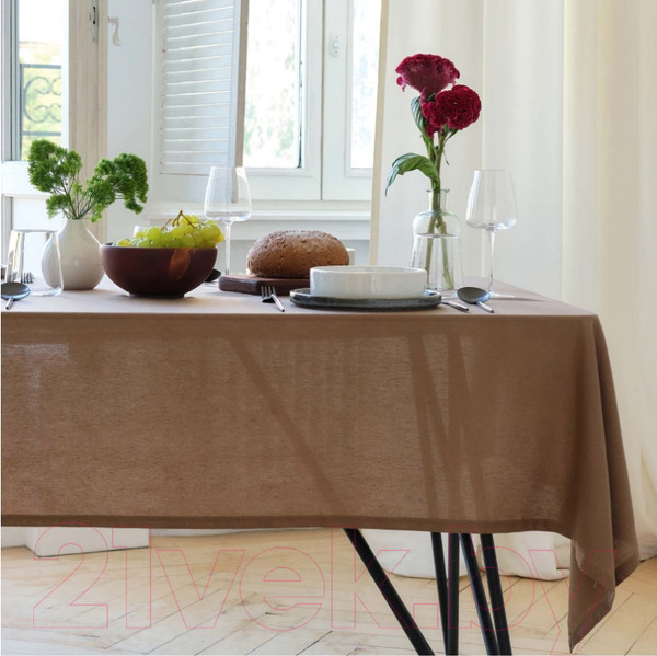 Изображение товара Скатерть Этель Eco / 9631108 (оливковый)
