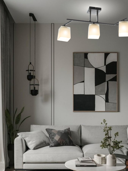 Изображение товара Люстра Aitin-Pro НПБ 02-3x60-101 / N5956/3 (черный/хром)