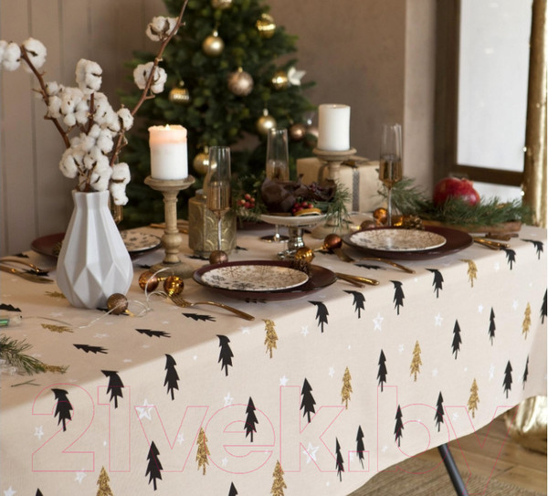 Изображение товара Скатерть Доляна Christmas Mood 110x146 / 4980243