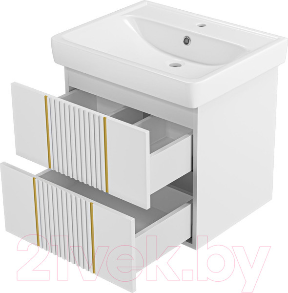 Изображение товара Тумба под умывальник Brevita Vega 60 / VEG-09060-0102Я