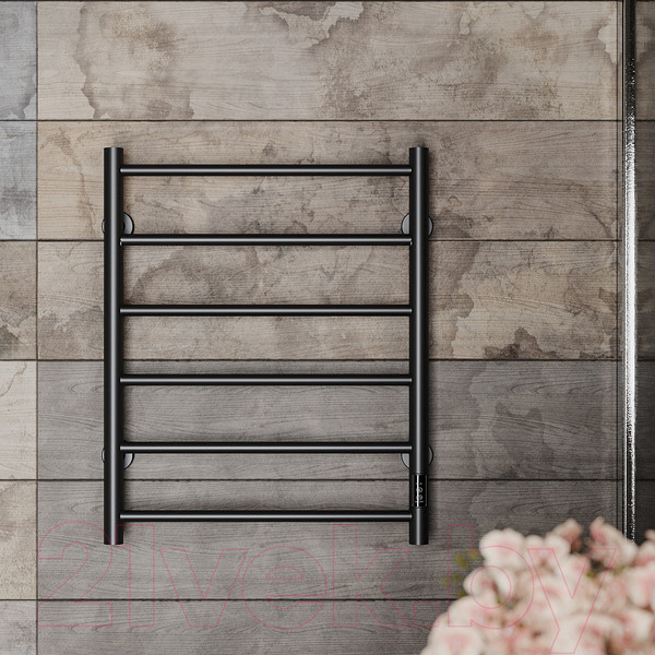 Изображение товара Полотенцесушитель электрический Roxen Caspia BK-109W-6T / 11070-5365B