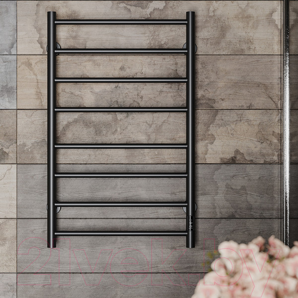 Изображение товара Полотенцесушитель электрический Roxen Caspia BK-109W-8T / 11070-5385B