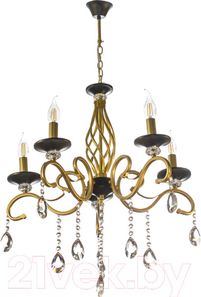 Изображение товара Люстра Aitin-Pro НСБ 01-5х60-105 / NH5509/5 (золото/черный)