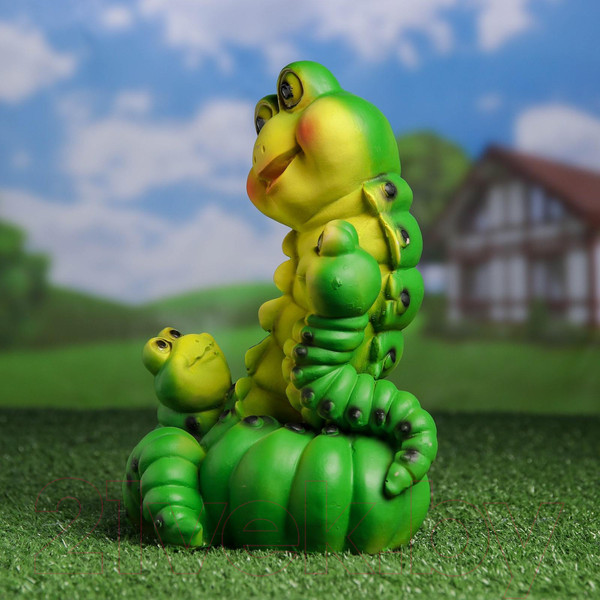 Изображение товара Фигурка для сада Хорошие сувениры Гусеницы семья / 1259514