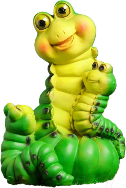 Изображение товара Фигурка для сада Хорошие сувениры Гусеницы семья / 1259514