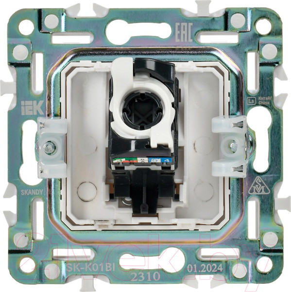 Изображение товара Розетка IEK Skandy SK-K10-1-K02 (черный)