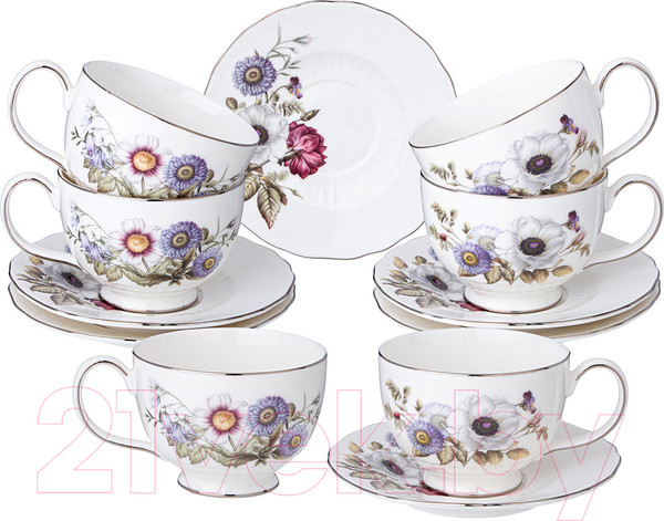 Изображение товара Набор для чая/кофе Lefard Bouquet / 590-639