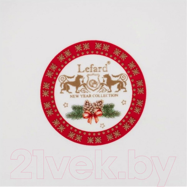 Изображение товара Тарелка закусочная (десертная) Lefard Елка / 85-1707