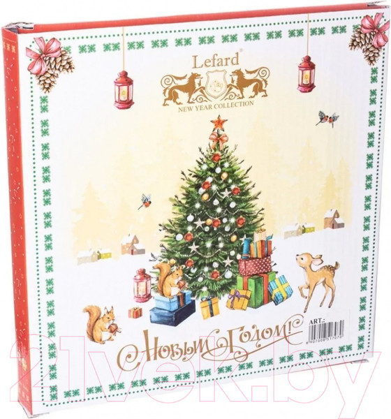 Изображение товара Тарелка закусочная (десертная) Lefard Елка / 85-1707