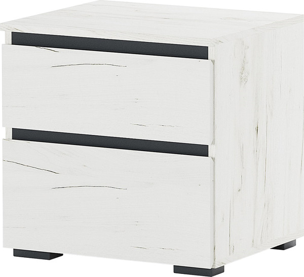 Изображение товара Прикроватная тумба Памир Гретта (крафт белый/антрацит)