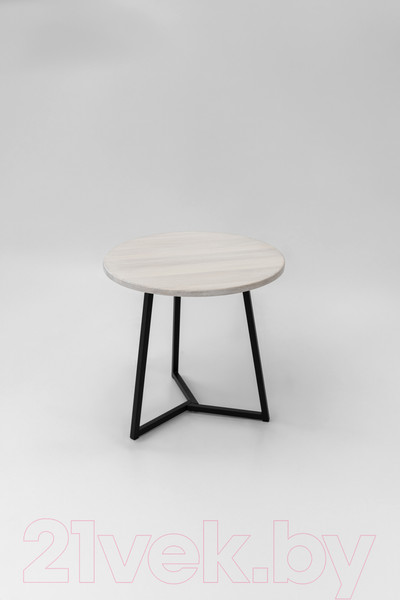 Изображение товара Журнальный столик Stal-Massiv SMT-54 (дуб беленый/черный)