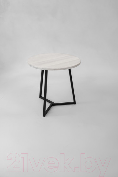 Изображение товара Журнальный столик Stal-Massiv SMT-54 (дуб беленый/черный)