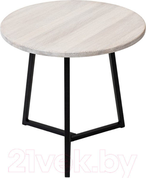 Изображение товара Журнальный столик Stal-Massiv SMT-54 (дуб беленый/черный)