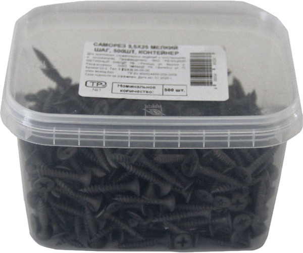 Изображение товара Саморез Аманд Крупный шаг 3.5x32 (500шт, контейнер)