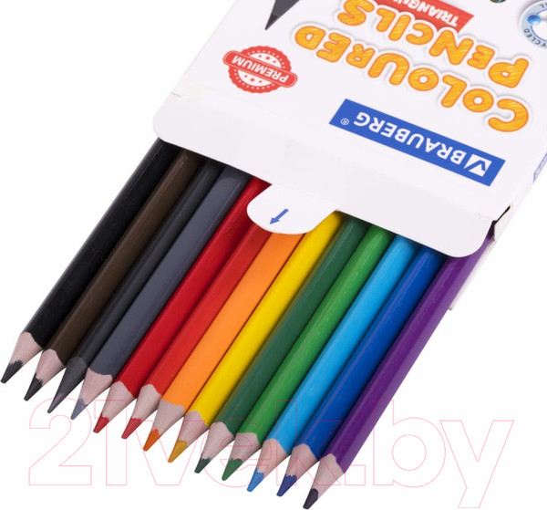 Изображение товара Набор цветных карандашей Brauberg 181936