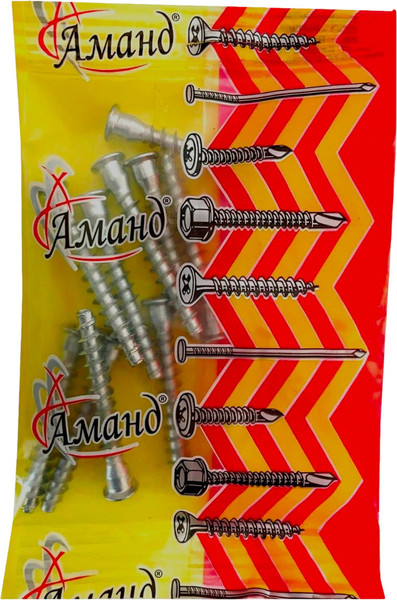 Изображение товара Конфирмат Аманд 7x50 цинк (10шт)