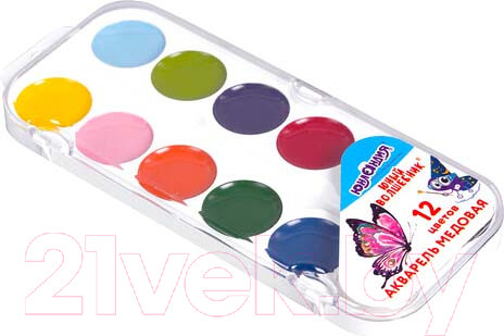 Изображение товара Акварельные краски Юнландия 192358 (12цв)