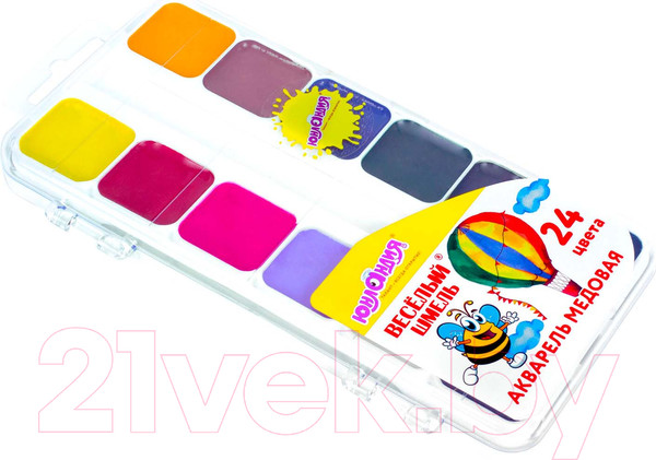 Изображение товара Акварельные краски Юнландия 192363 (24цв)