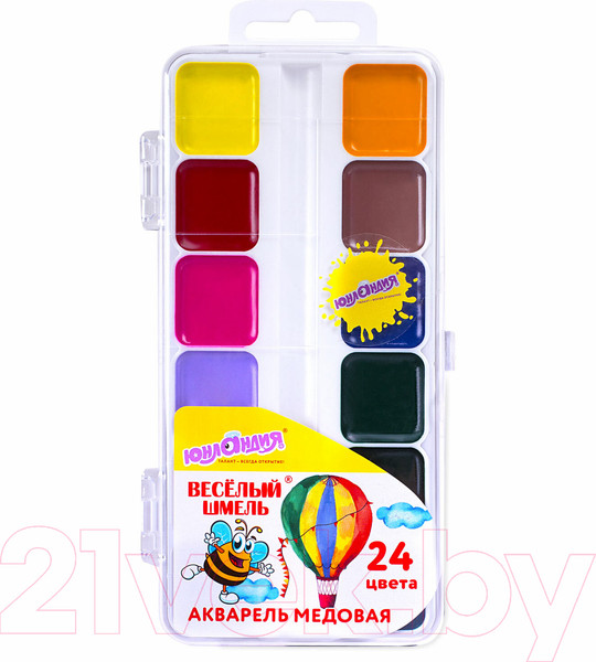 Изображение товара Акварельные краски Юнландия 192363 (24цв)