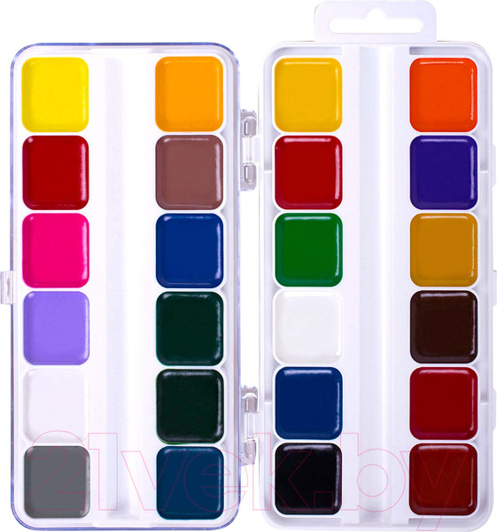 Изображение товара Акварельные краски Юнландия 192363 (24цв)