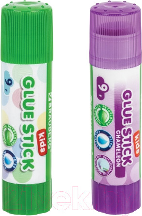 Изображение товара Клей-карандаш Brauberg 2+1 обесцвечивающийся / 271712