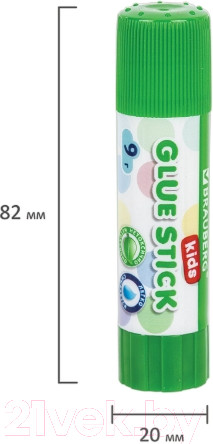 Изображение товара Клей-карандаш Brauberg 2+1 обесцвечивающийся / 271712