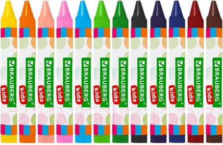 Изображение товара Восковые мелки Brauberg Kids / 271695 (12цв)