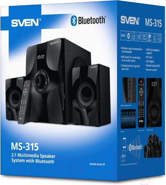 Изображение товара Мультимедиа акустика Sven MS-315 (черный)