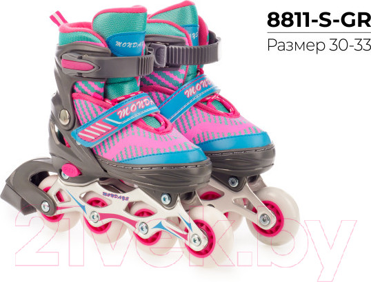 Изображение товара Роликовые коньки FAVORIT 8811-S-GR