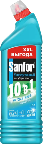 Изображение товара Универсальное чистящее средство Sanfor Универсал Морской бриз (1.5л)