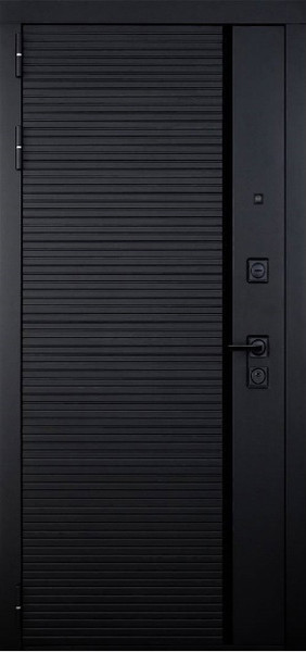 Изображение товара Входная дверь ГРАНИТ Пиано 77-1 бетон темный (96x207, левая)