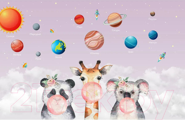 Изображение товара Фотообои листовые Citydecor Bubble Gum 10 (400x260см)