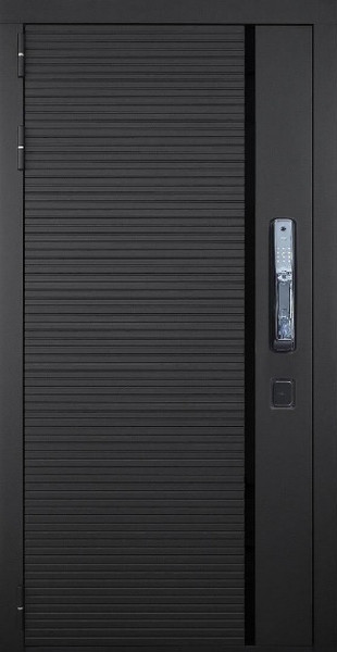 Изображение товара Входная дверь ГРАНИТ Пиано Смарт 77-1 бетон темный (96x207, правая)
