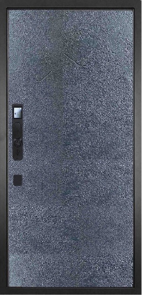 Изображение товара Входная дверь ГРАНИТ Пиано Смарт 77-1 бетон темный (96x207, правая)