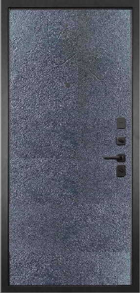 Изображение товара Входная дверь ГРАНИТ Шторм 77-1 бетон темный (86x205, правая)
