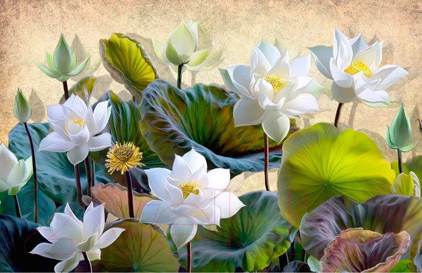 Изображение товара Фотообои листовые Citydecor Цветы и растения 163 (400x260см)